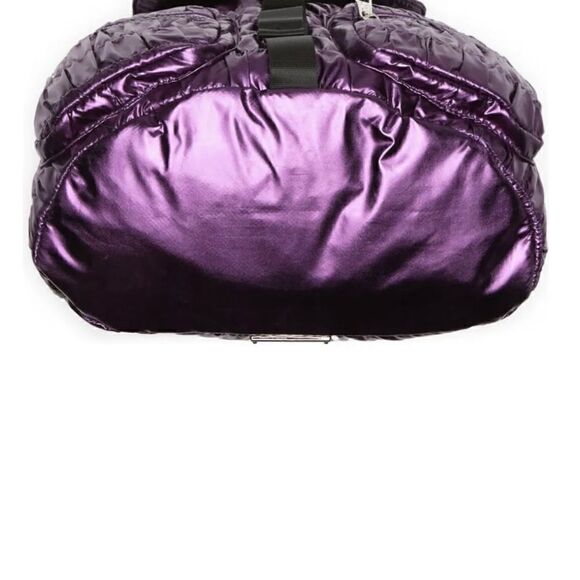 Madden Girl purple parachute, ruched backpack. - Picture 7 of 9